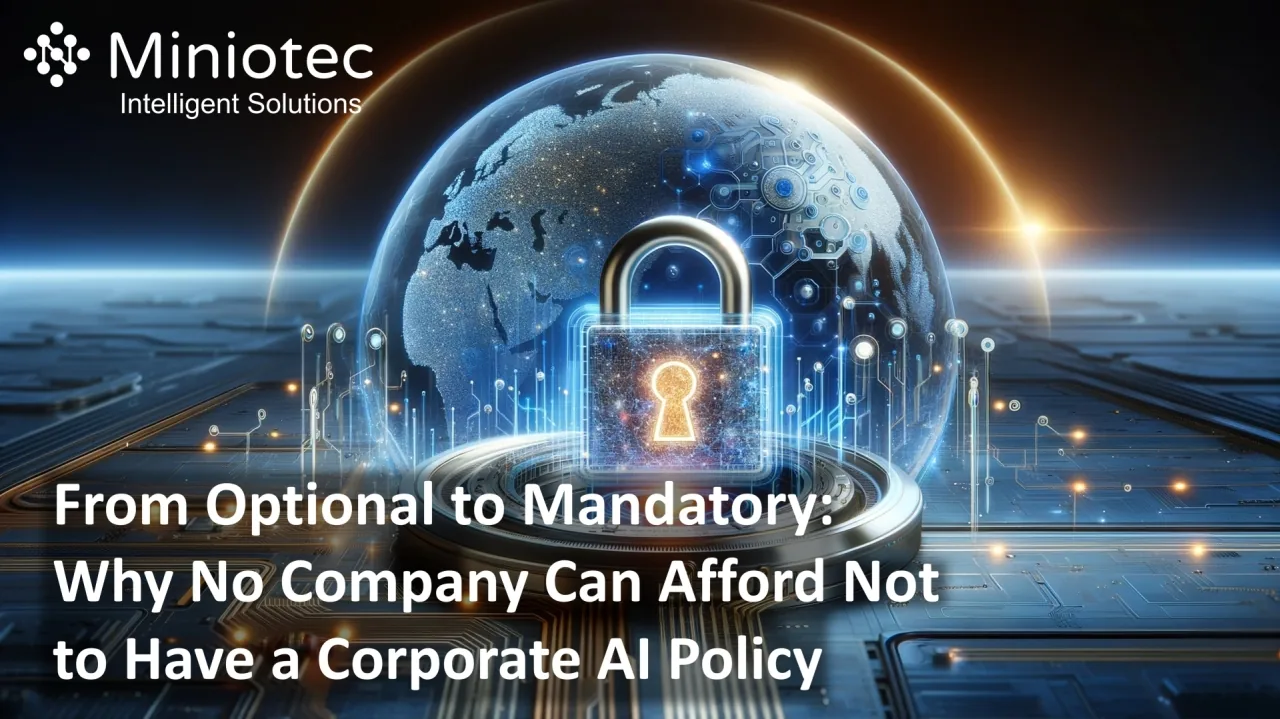 From Optional to Mandatory - Why No Company Can Afford Not to Have a Corporate AI Policy - Miniotec