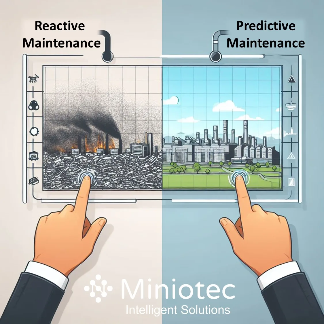 Predictive maintenance - The compass guiding industries towards profound sustainability and reduced environmental footprints over mere reactive measures - Miniotec