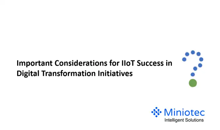 IoT sensors play a pivotal role in digital transformation programmes - Miniotec