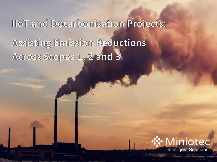 Industrial Internet of Things technology driving emission reductions across Scope 1, 2 and 3 in decarbonisation projects - Miniotec