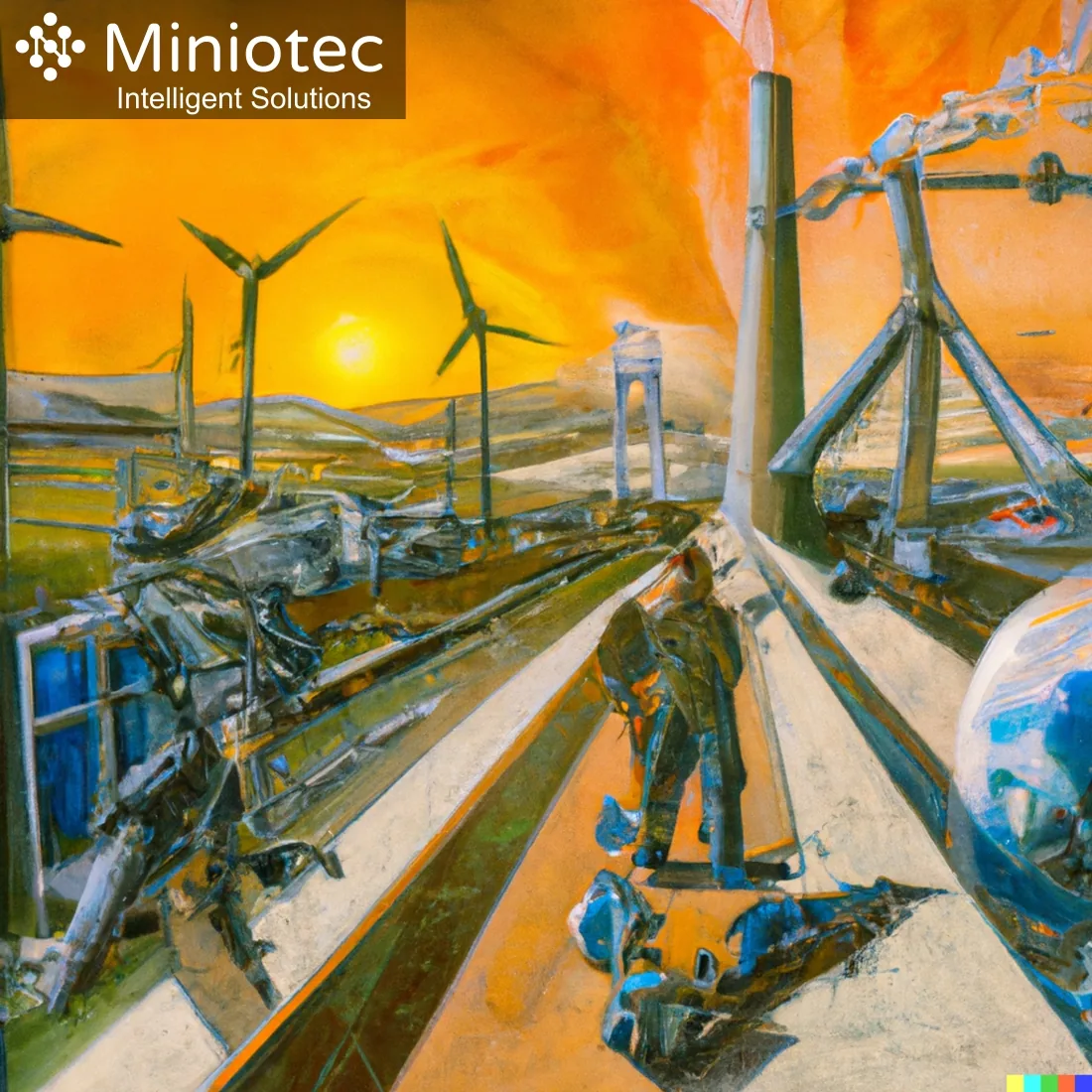 DALL·E 2023 - A Photorealism Painting of Industry 5.0 v3 - Miniotec