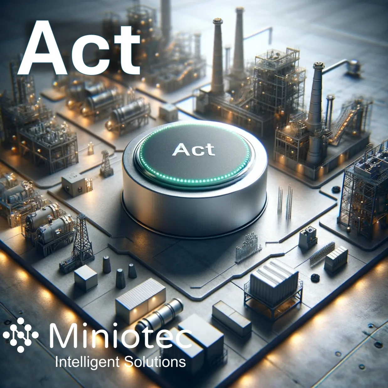 The "Act" phase involves standardising and stabilising the change or beginning the cycle again, depending on the results. It is a critical step for continuous improvement. IoT technologies allows for real-time data collection, which is essential for informed decision-making. - Miniotec
