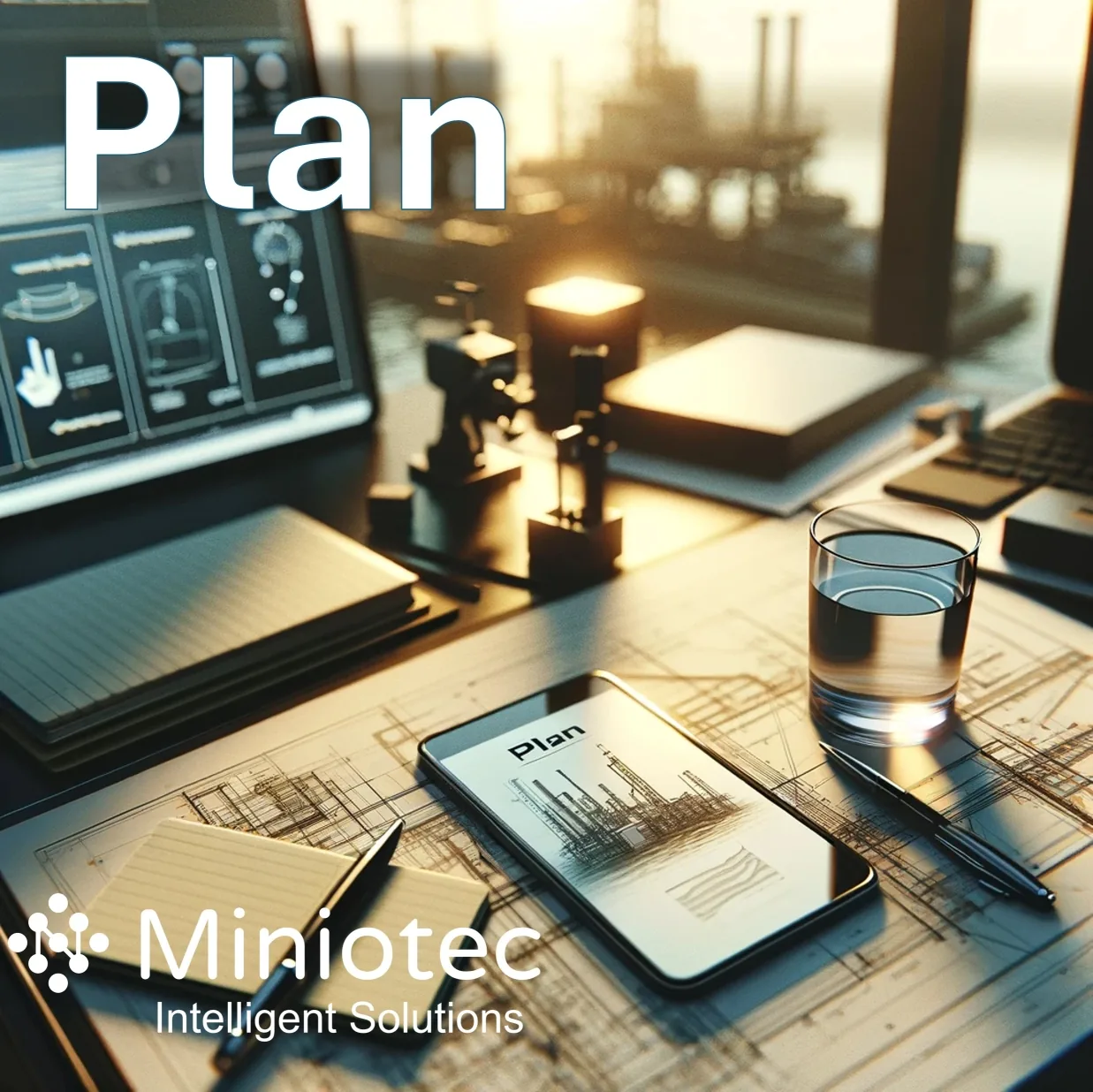 The 'Plan' stage is where the opportunity is defined, objectives are set and processes are developed to ensure that the objectives can be met - Miniotec