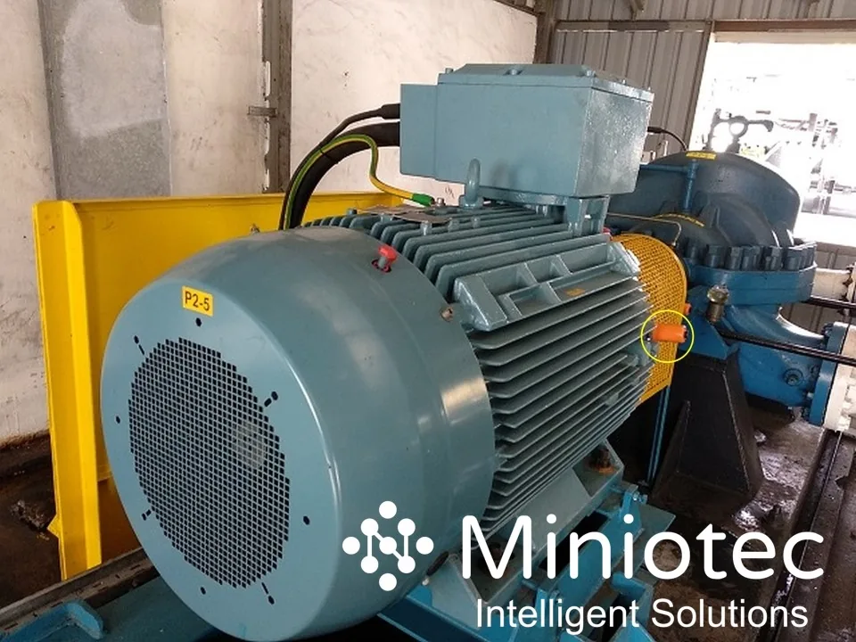 Critical equipment health data flowing in minutes of installation. The analytical benefits of IIoT sensors is significant - Miniotec
