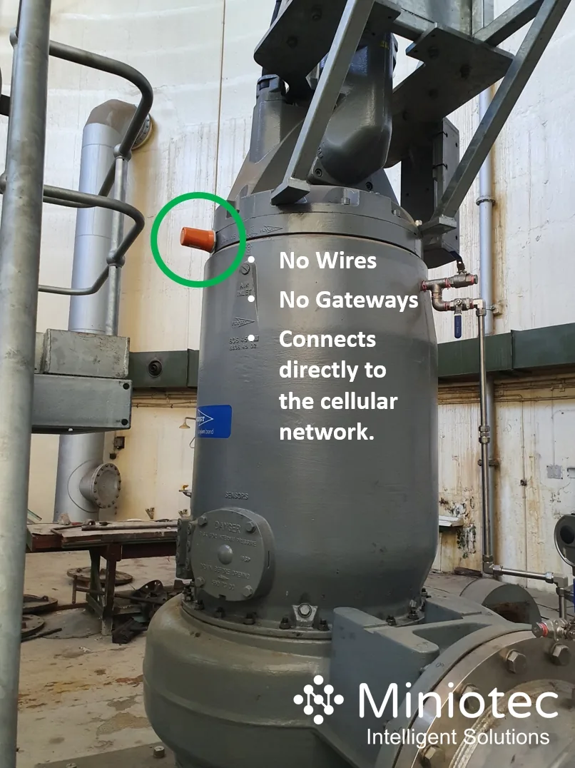 LTE sensors for predictive maintenance: no gateways needed, reducing installation costs and enabling full spectral data analysis with wide coverage - Miniotec