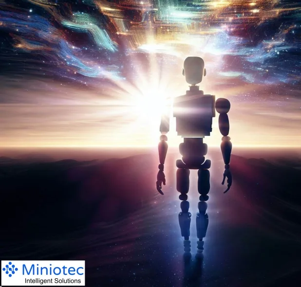 Dall-E 2 Interpretation - Dawn of AGI - Miniotec