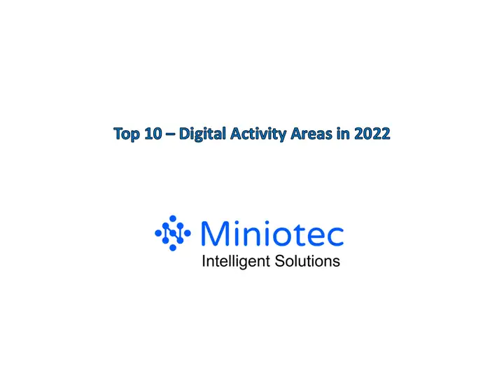 Miniotec 'Top 10' Digital Observations 2022 - Miniotec
